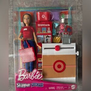 Mattel Barbie Skipper First Jobs Set with Red and White Accessories